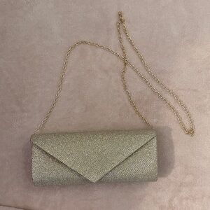 Elegant Gold Clutch Bag